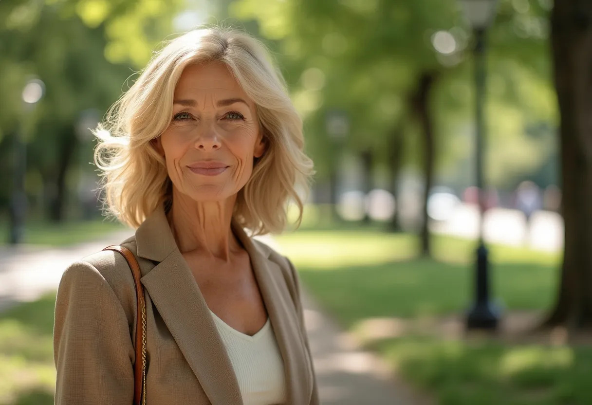 femme 60 ans coiffure