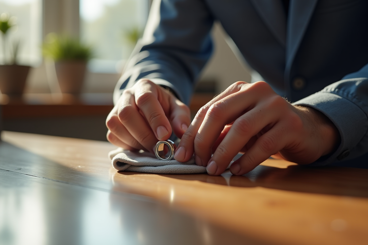 Comment entretenir une bague en argent pour homme ?